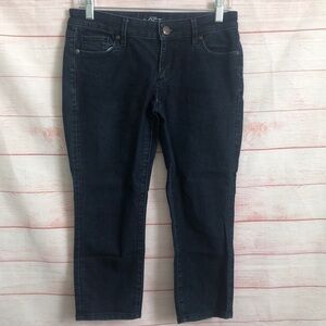 Ann Taylor Loft Modern Crop Blue  27/4P